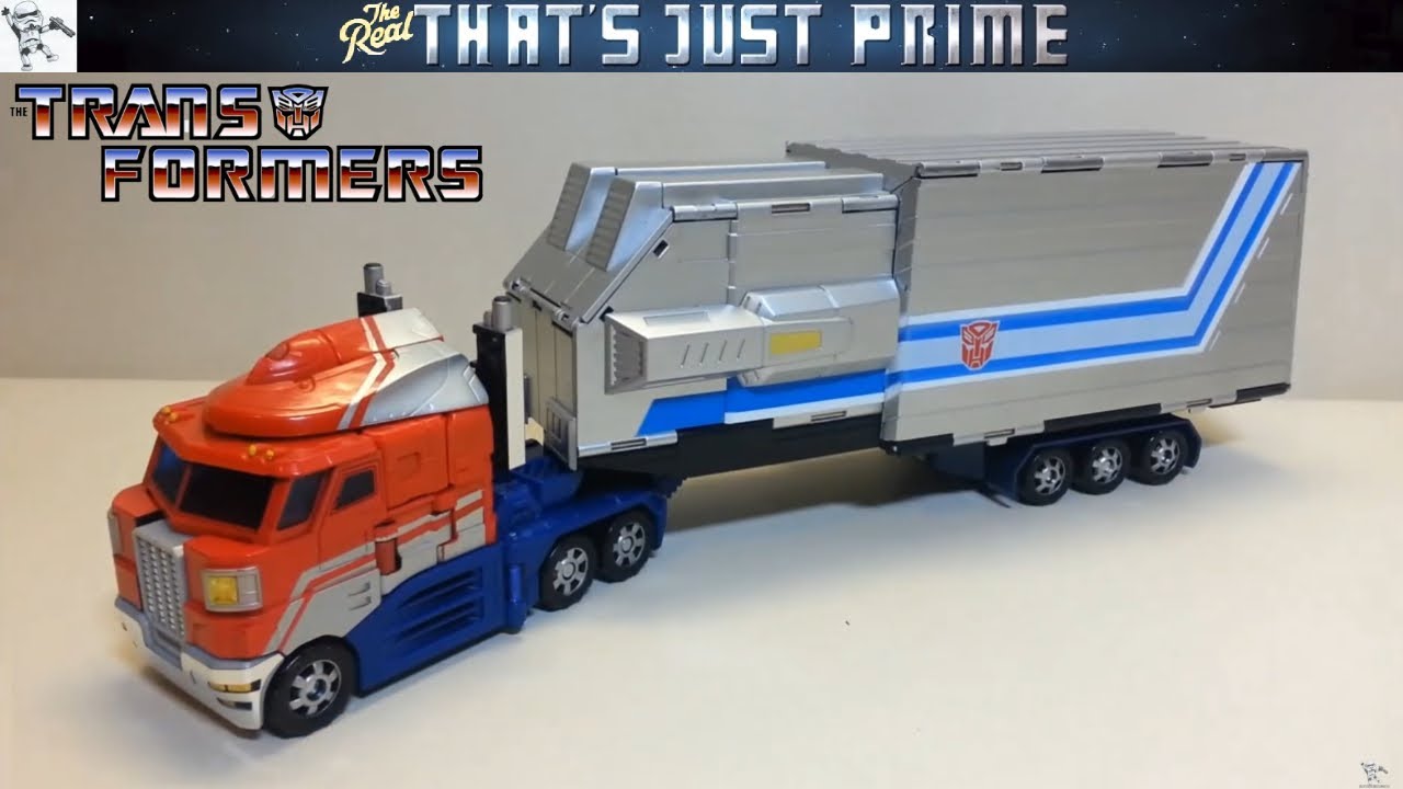 BTS Toys Mobile Command Trailer for Optimus Prime Review! 