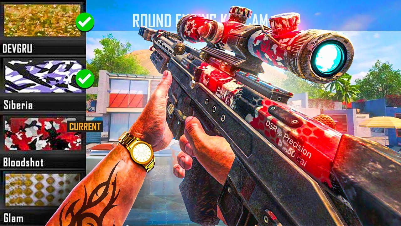 1 TRICKSHOT with EVERY Camo on BLACK OPS 2..