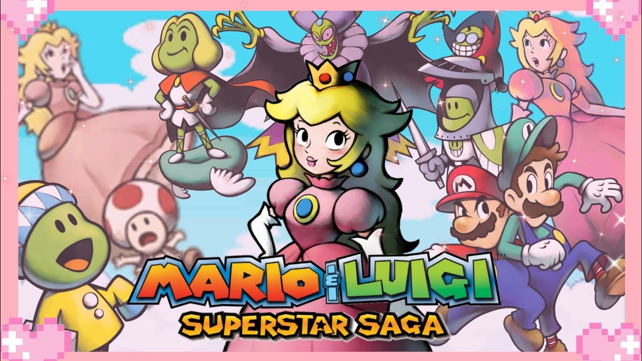 🌸 Mario and Luigi superstar saga - peach gameplay and cutscenes 💗