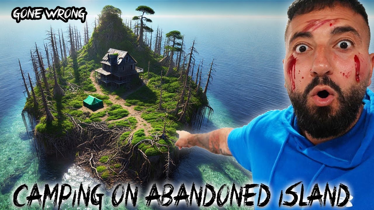 CAMPING ON ABANDONED HAUNTED ISLAND GONE WRONG (ATTACKED)