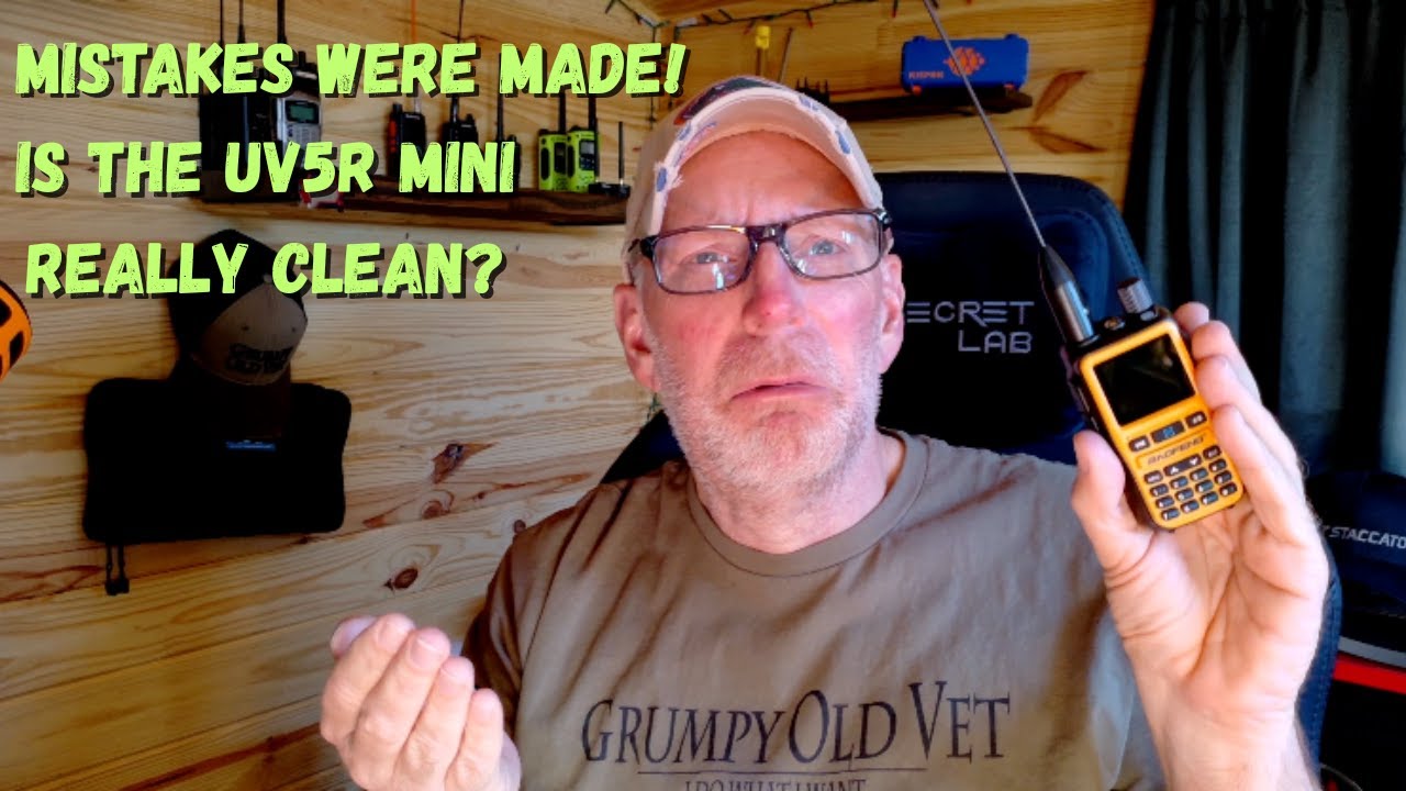 Были допущены ошибки. Действительно ли UV5R Mini хорошо чистит?