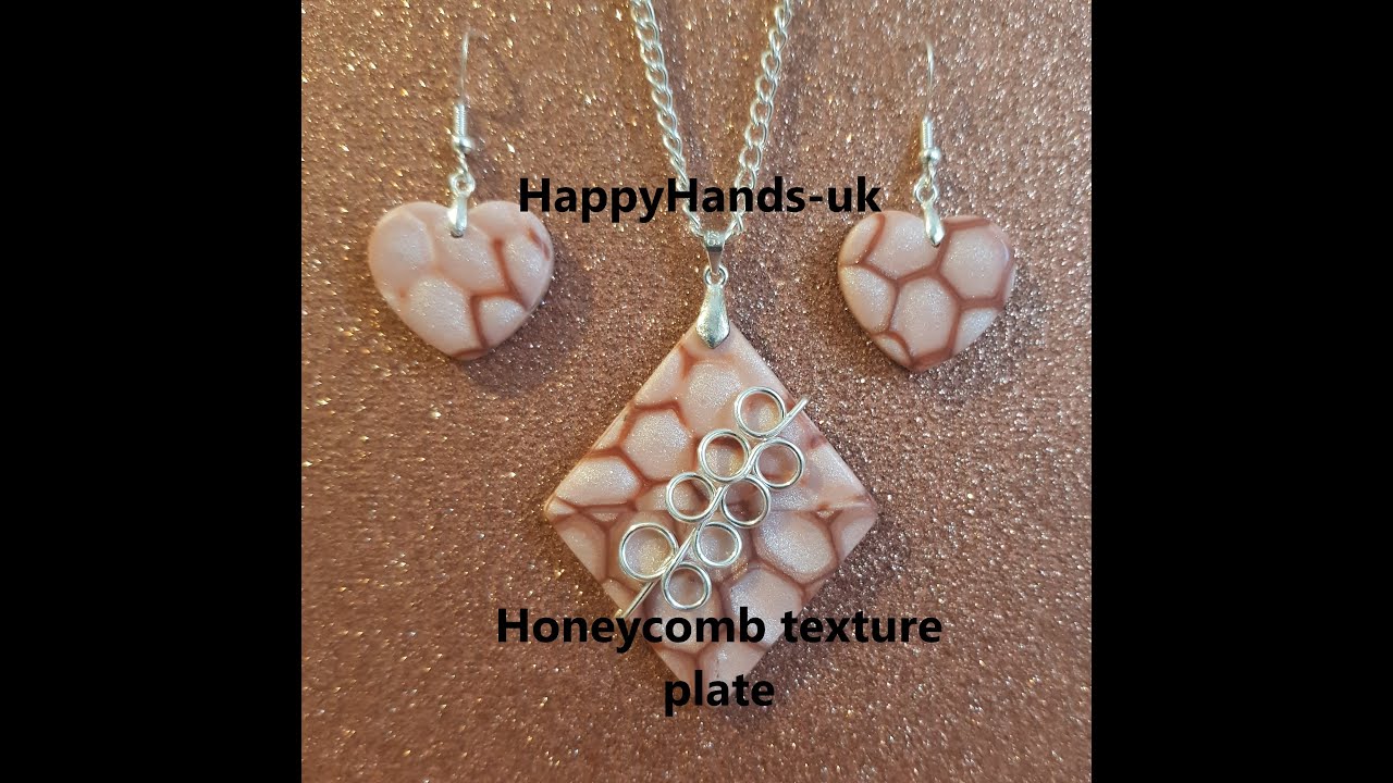 HappyHands-uk Honeycomb texture plate tutorial