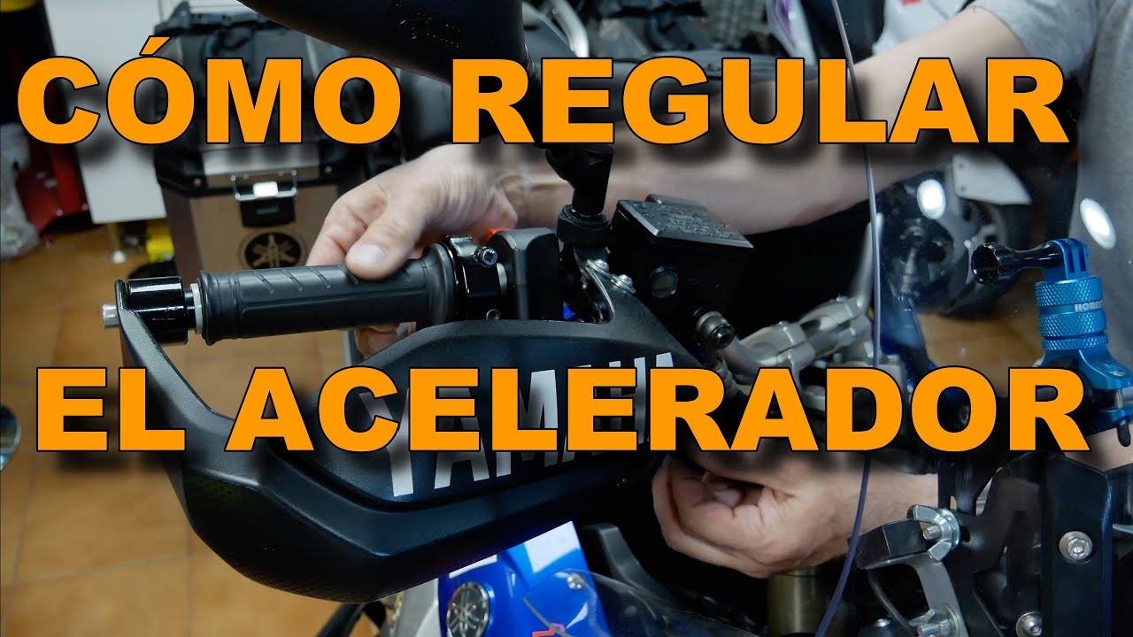 ‼️REGULA el puño del ACELERADOR fácilmente‼️en dos pasos💥