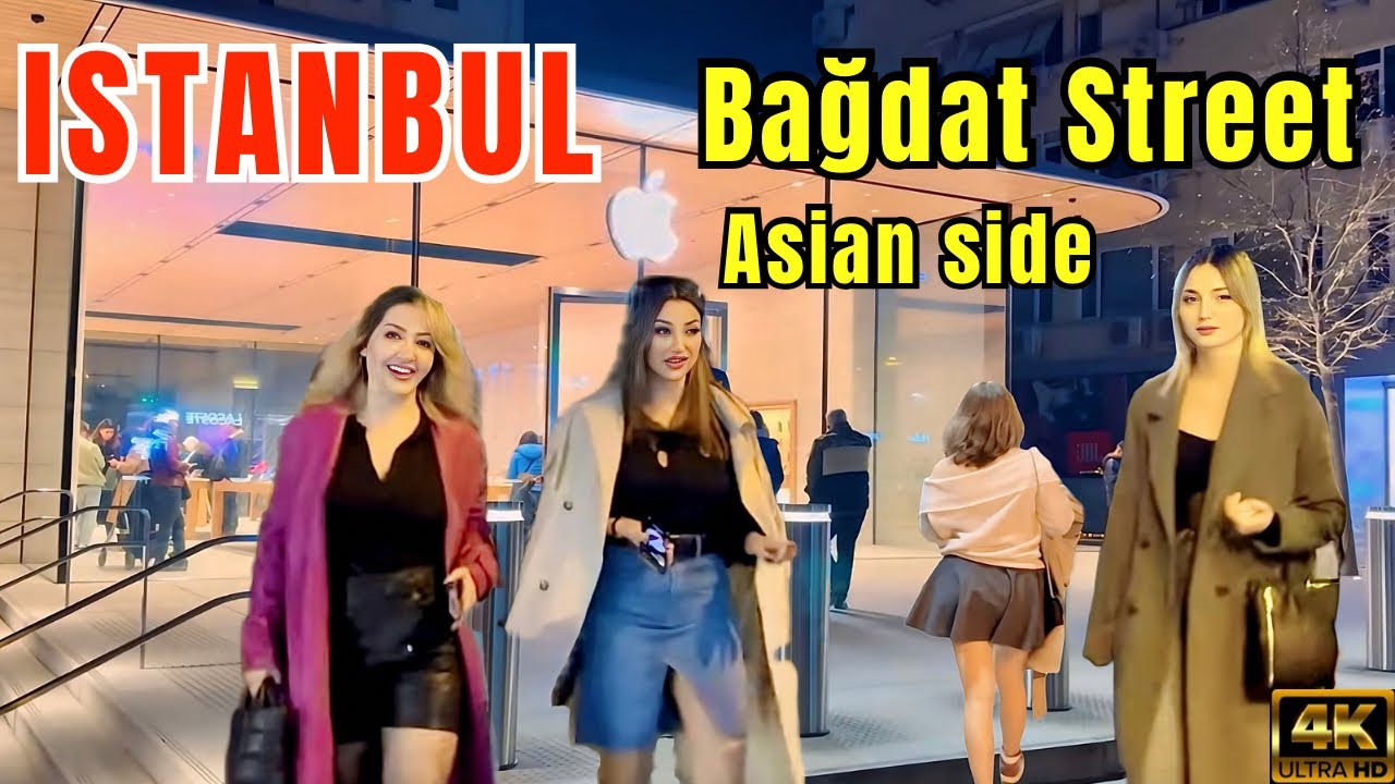 🇹🇷 Turkey Istanbul Bağdat Street Bağdat Caddesi The Most Famous Street in Asian Side 4K