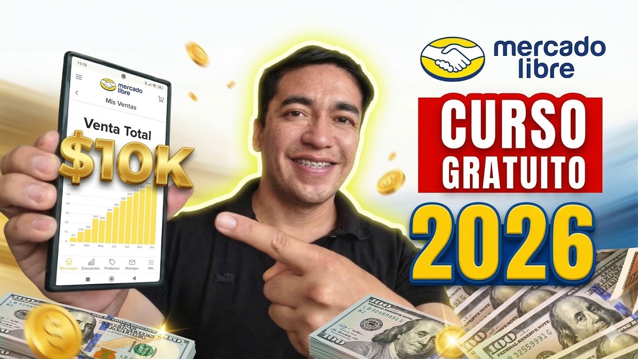 Cómo VENDER en MERCADO LIBRE Paso a Paso - CURSO GRATIS 2026 🛒