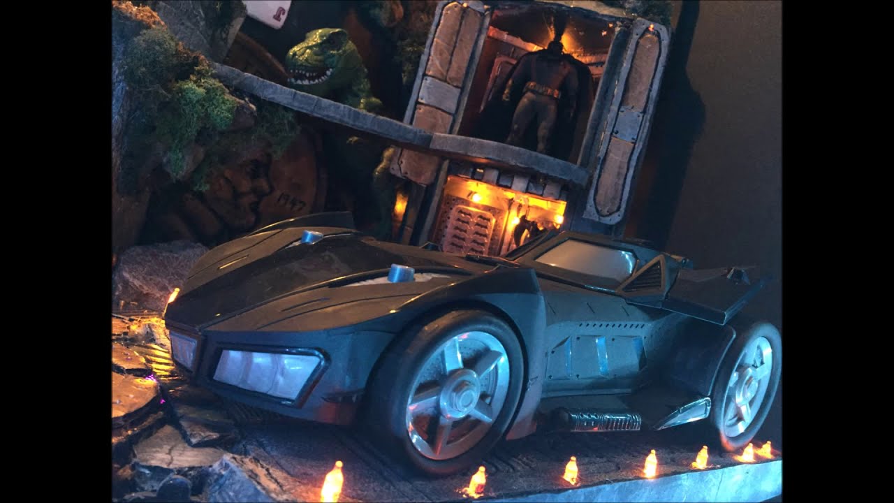 Amazing !! BATCAVE One:12 Custom Batman Diorama for 6 inch figures