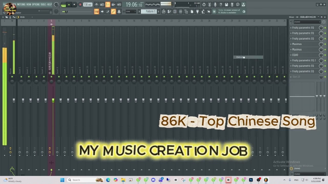 MY MUSIC CREATION JOB