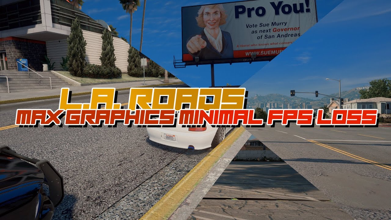 [RAGEMP] L.A. Roads Guide | Max Graphics Minimal FPS Loss