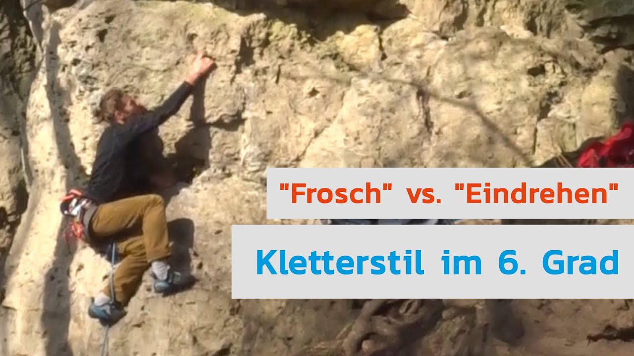 Klettern 6. Grad am Fels : 