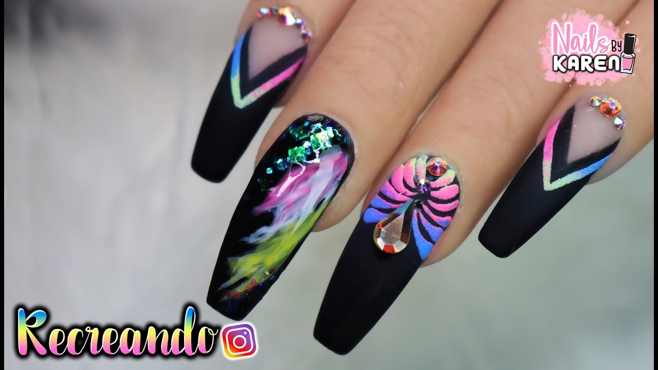RECREANDO UÑAS POPULARES y ELABORADAS