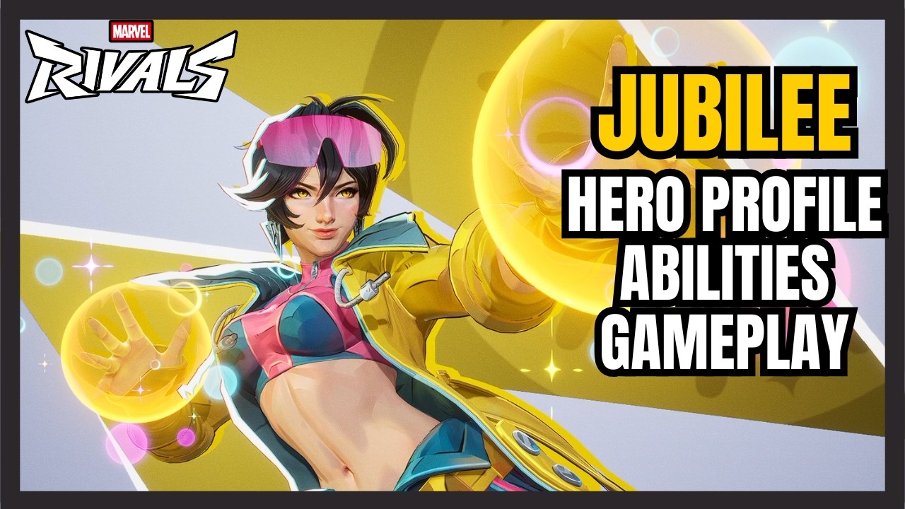 Jubilee Hero Profile Skins Abilities Lore and Gameplay | Marvel Rivals | Season 9
