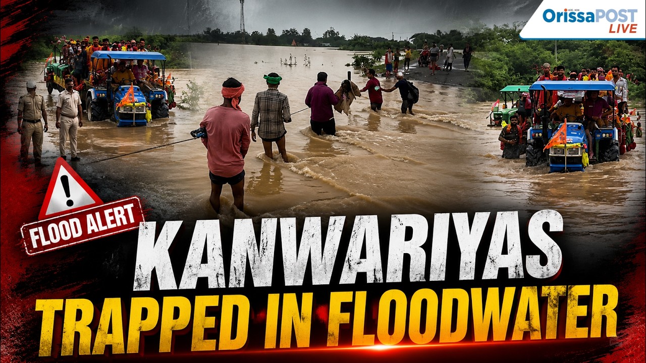 Baitarani flood crisis: 60+ villages inundated in Dhamnagar & Chandbali | Kanwariyas face risk