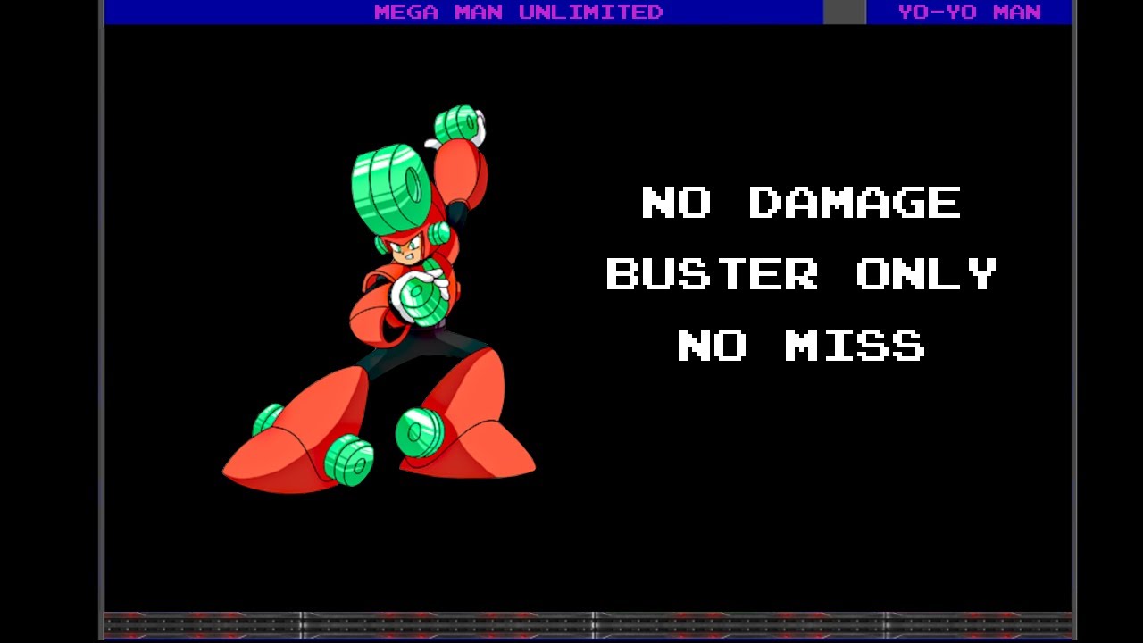 Mega Man Unlimited - Yo-Yo Man (Buster Only, No Miss, No Damage)