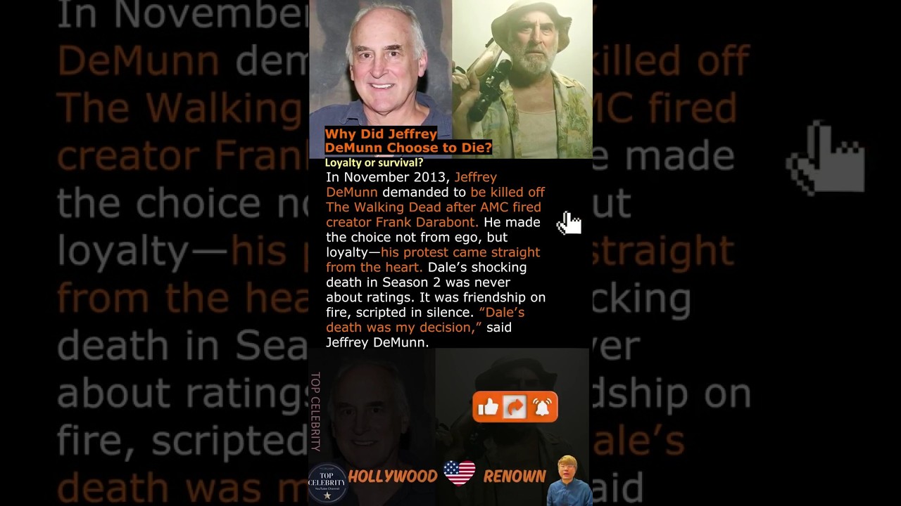 Why Did Jeffrey DeMunn Choose to Die?
