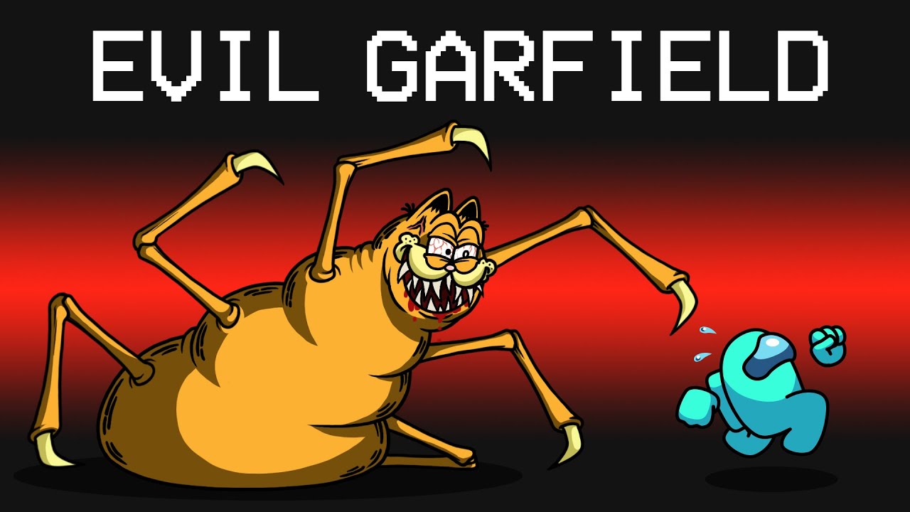 Мод EVIL GARFIELD в Among Us...