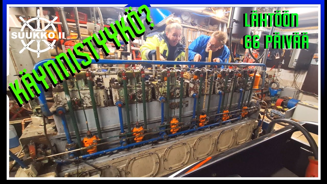 280. Starttaako 59 vuotias laivakoneemme vieläkin?