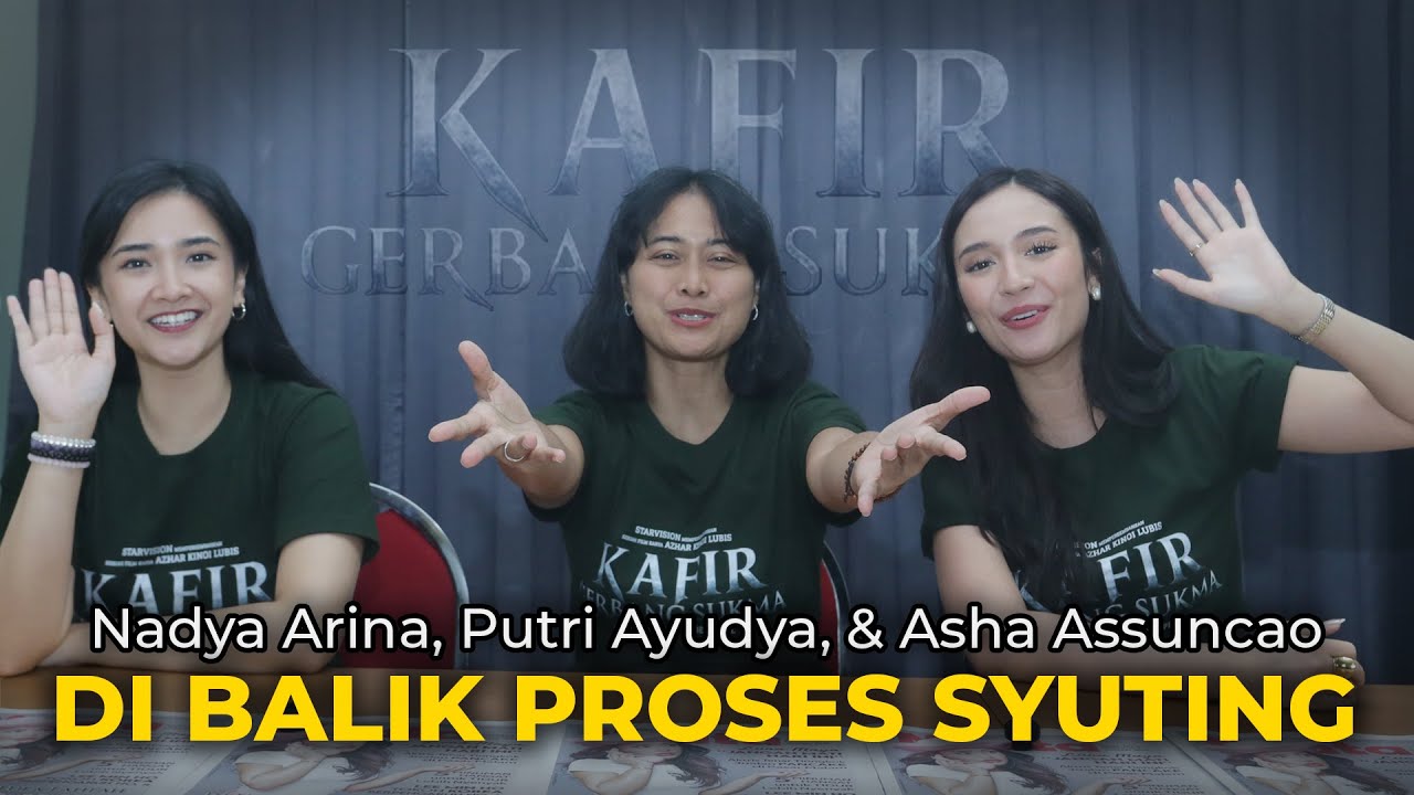 TERNYATA SYUTING FILM HOROR SEMELELAHKAN ITU - Pemain Film Kafir Gerbang Sukma