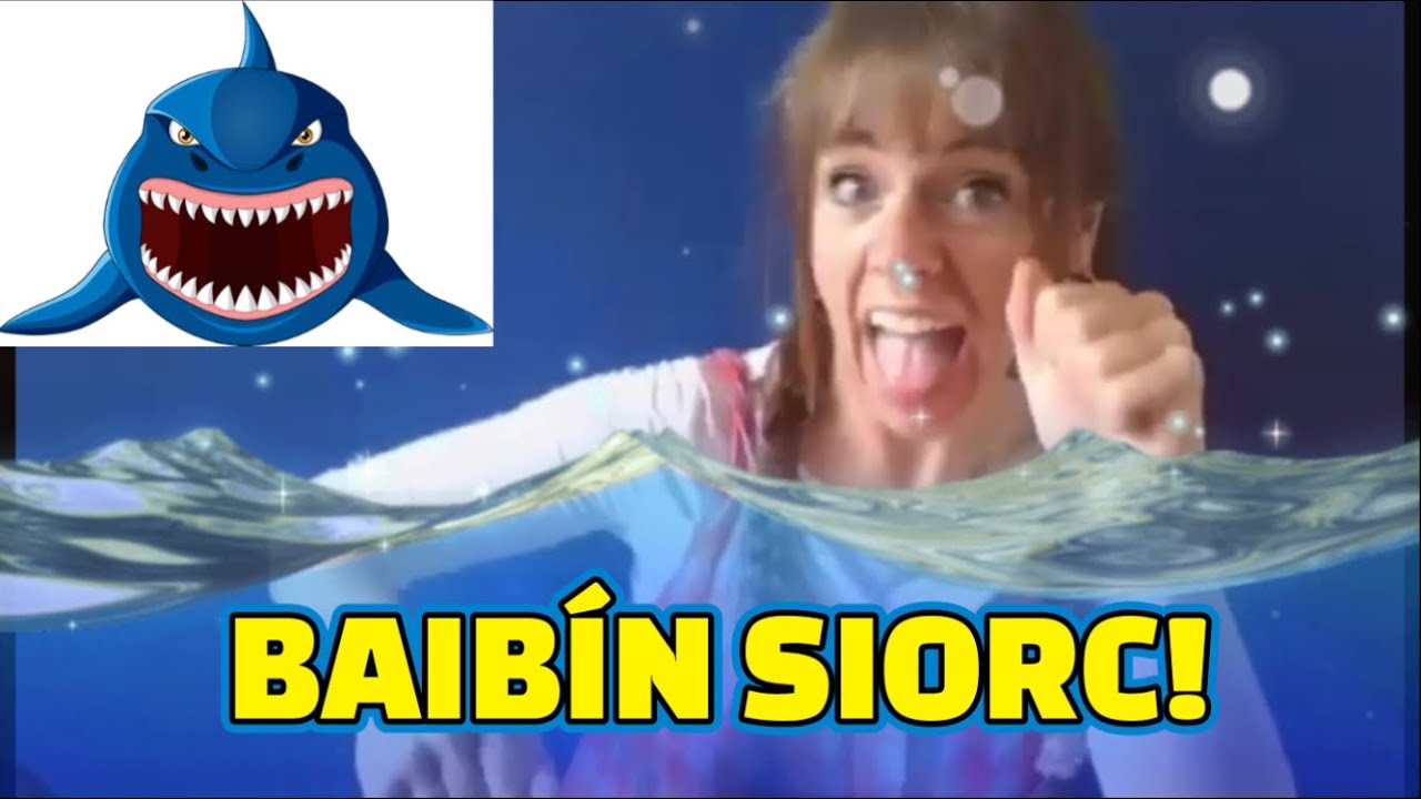 Baby Shark | Irish | Baibín Siorc | Toddler Learning | Songs for babies