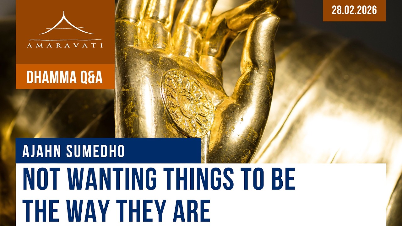 Not Wanting Things to Be the Way They Are | Ajahn Sumedho | 28.02.2026