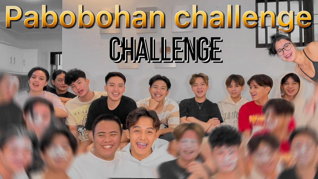 PA BOBOHAN CHALLENGE WITH FAMILYNA ( May napikon at na galit? )