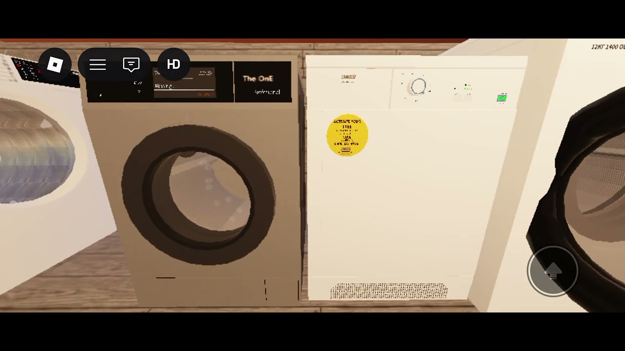 Wash day: the one profesional on cottons 20 + quick wash and Electrolux on time 60 dry #roblox 