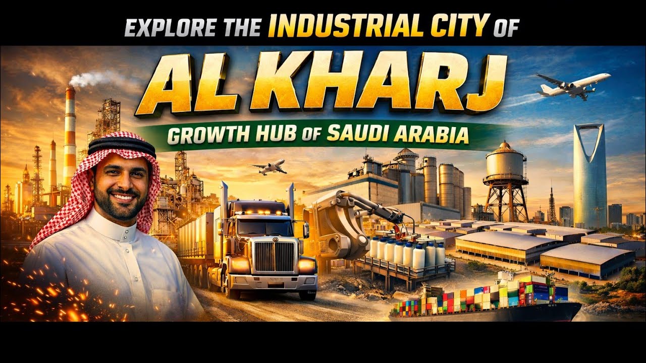 #Explore the Industrial City of Al Kharj | Growth Hub of Saudi Arabia | Nomadic Tahir vlog | KSA