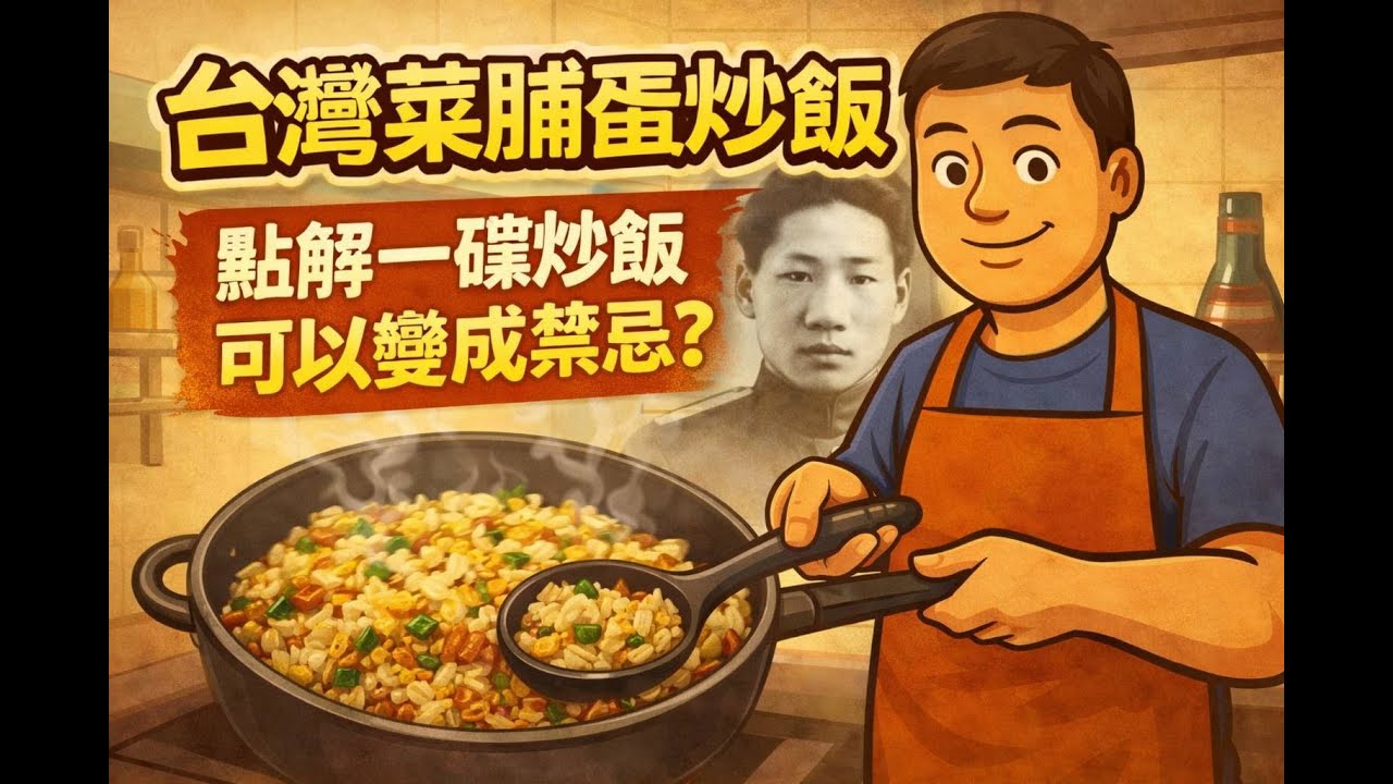 台灣菜脯蛋炒飯｜點解一碟炒飯可以變成禁忌？