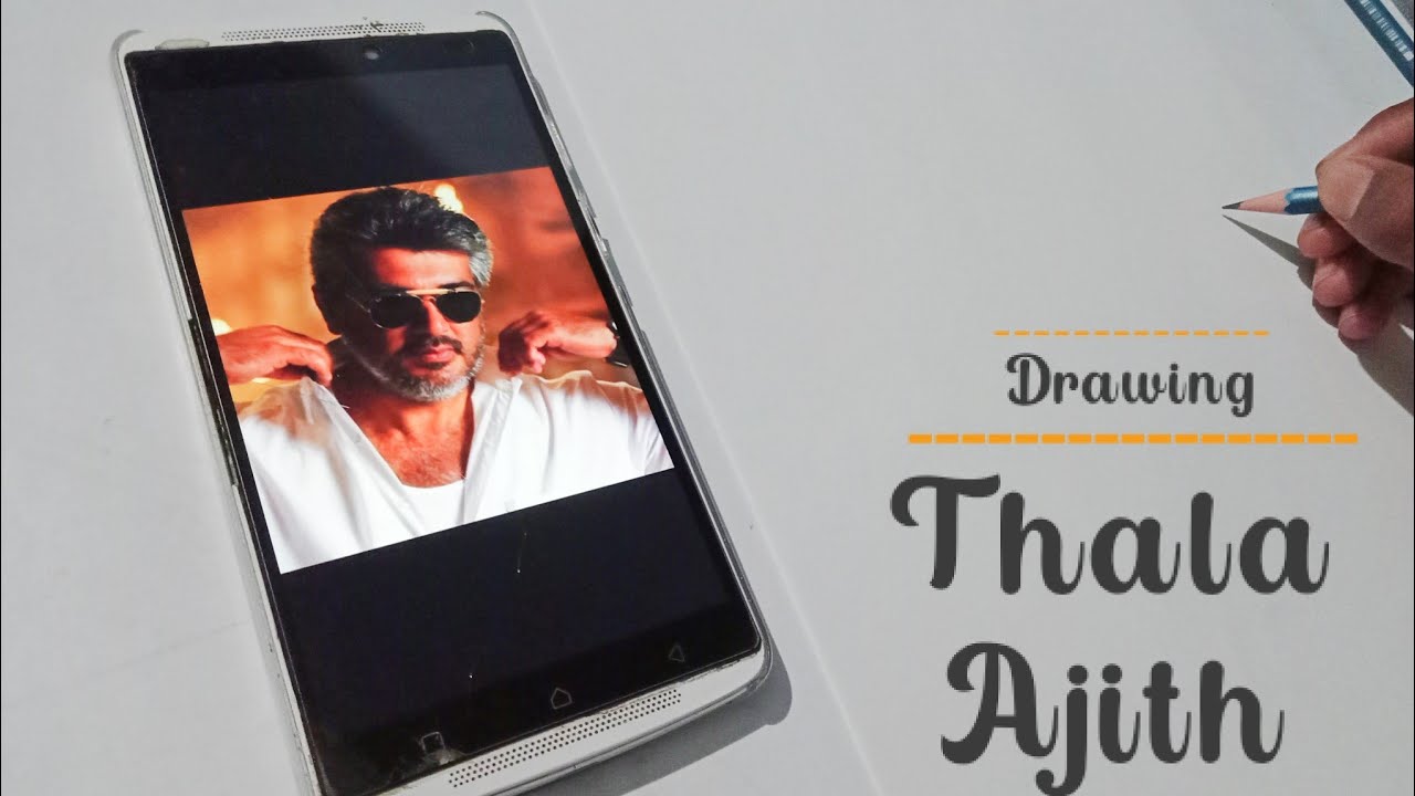 Drawing Thala Ajith || viswasam || pencil Drawing.