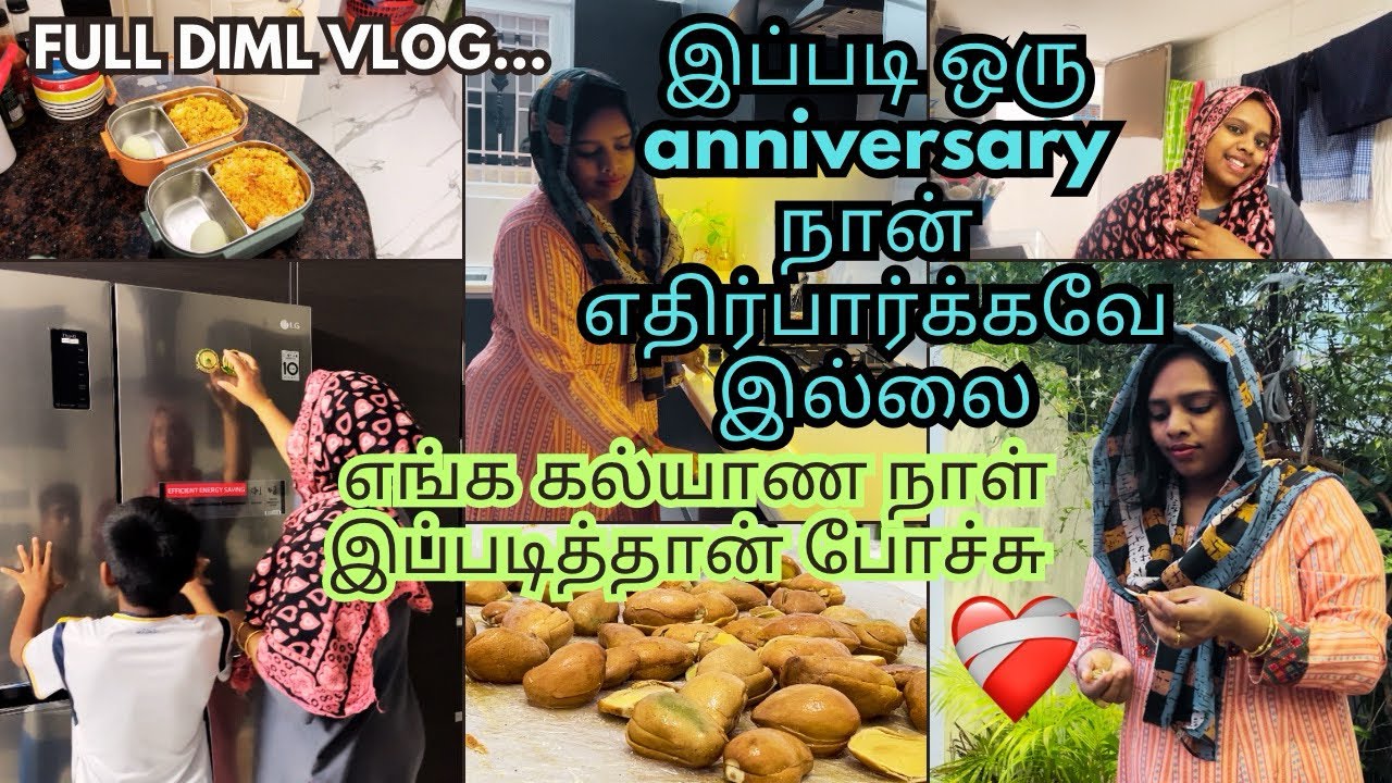 இப்படி ஒரு anniversary நான் எதிர்பார்க்கவே இல்லை ‼️எங்க கல்யாண நாள் இப்படித்தான் போச்சு❤️‍🩹diml vlog