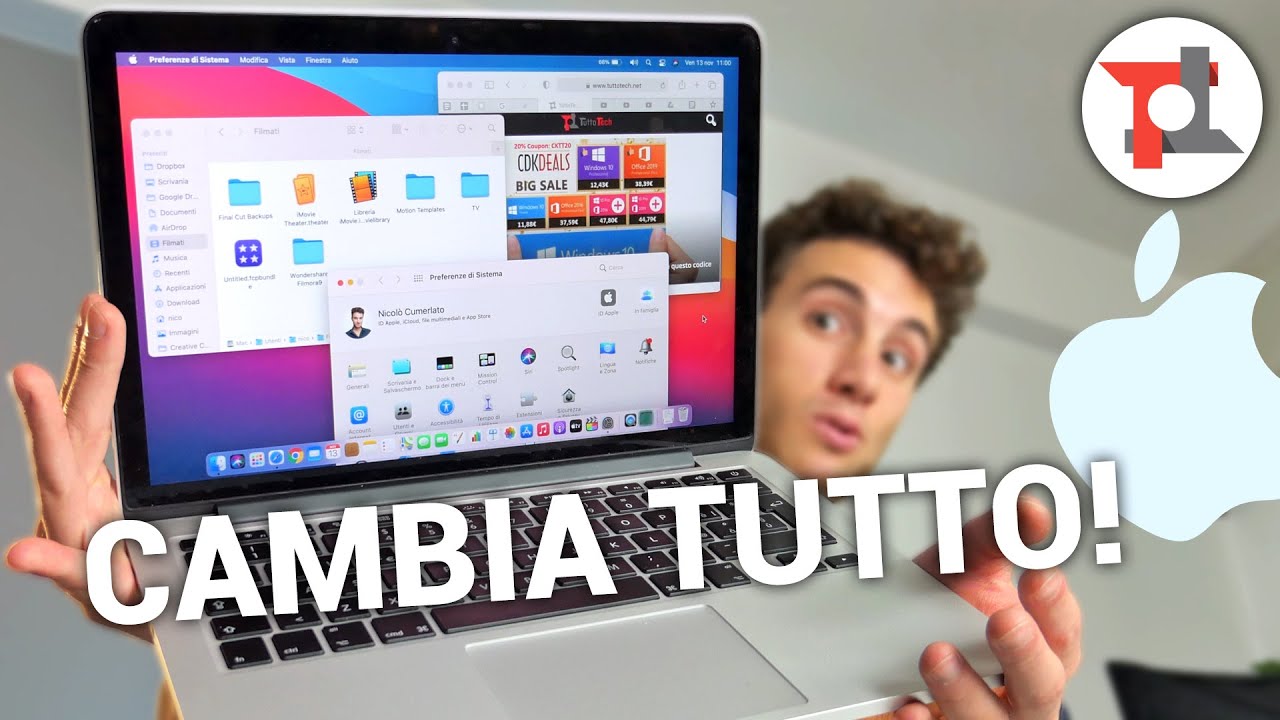 &Egrave; ARRIVATO Big Sur! TUTTE le NOVIT&Agrave; di macOS 11 su MacBook