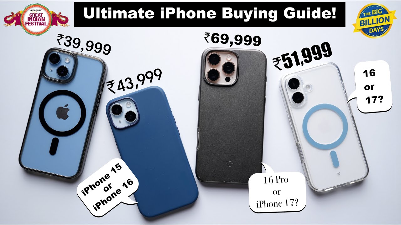 Ultimate iPhone Buying Guide For BBD 2025🔥 iPhone 16 at 50K, iPhone 15 at 43K etc (HINDI)