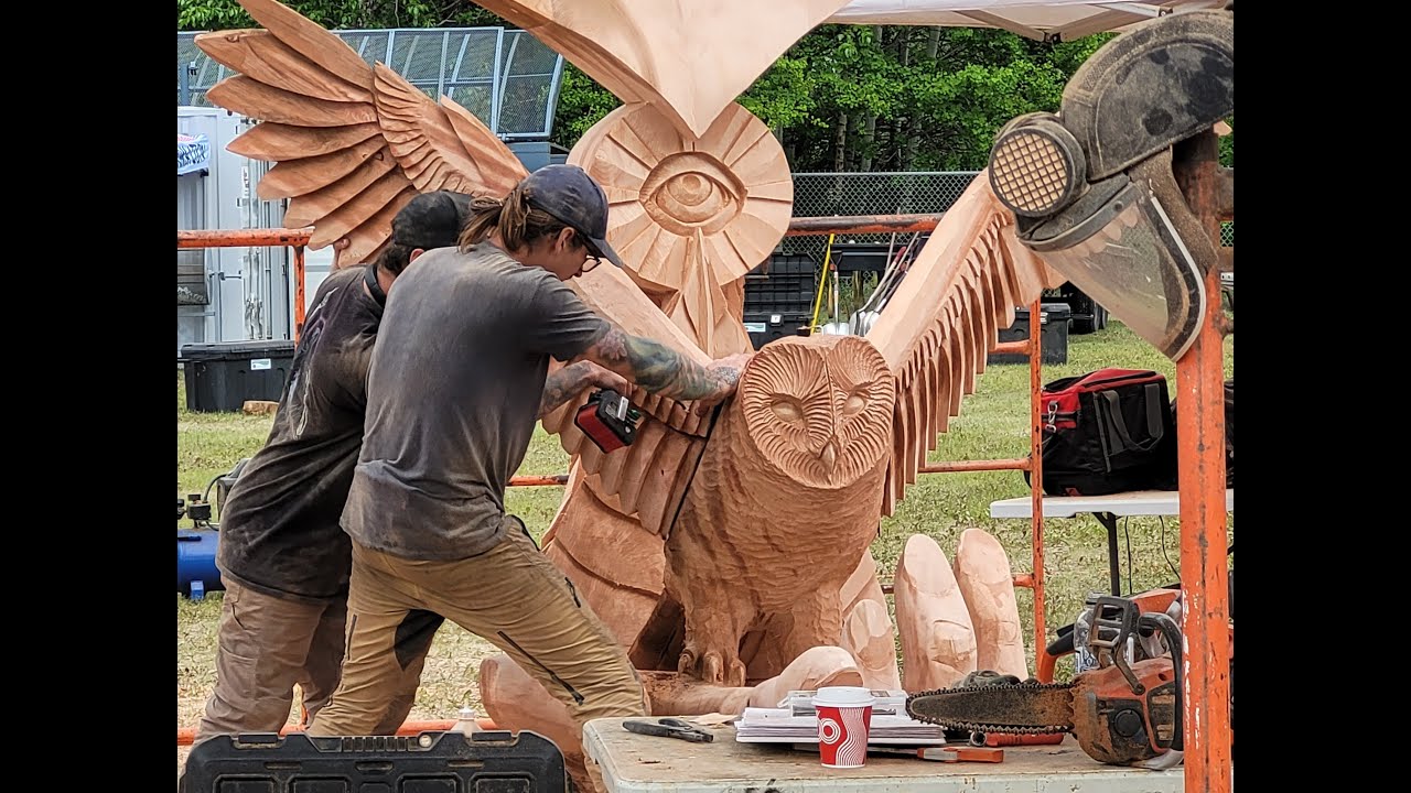 4 DAYS OF WOODCHIPS & SAWDUST | CHAINSAW CARVING CHAMPIONSHIP | CHETWYND 2024 |