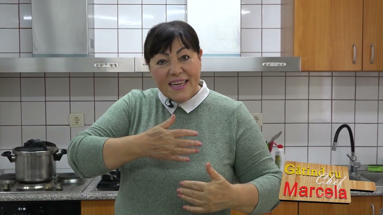 Ciorbă de fasole | Pui cu cartofi, la cuptor | Salată de varză | Gomboţi | Gătind cu chef Marcela