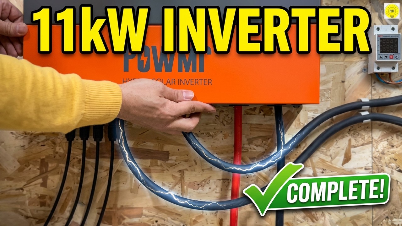 Anleitung zur Installation eines 11kW Wechselrichter-Solarenergiespeichersystems f&uuml;r Privathaushalte