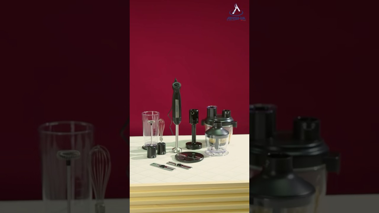Arshia 6-in-1 Hand Blender | Versatile Kitchen Companion!