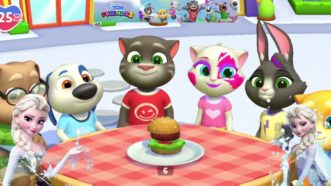 My talking tom friends 2.   #045 #mytalkingangela2 #games #angel 