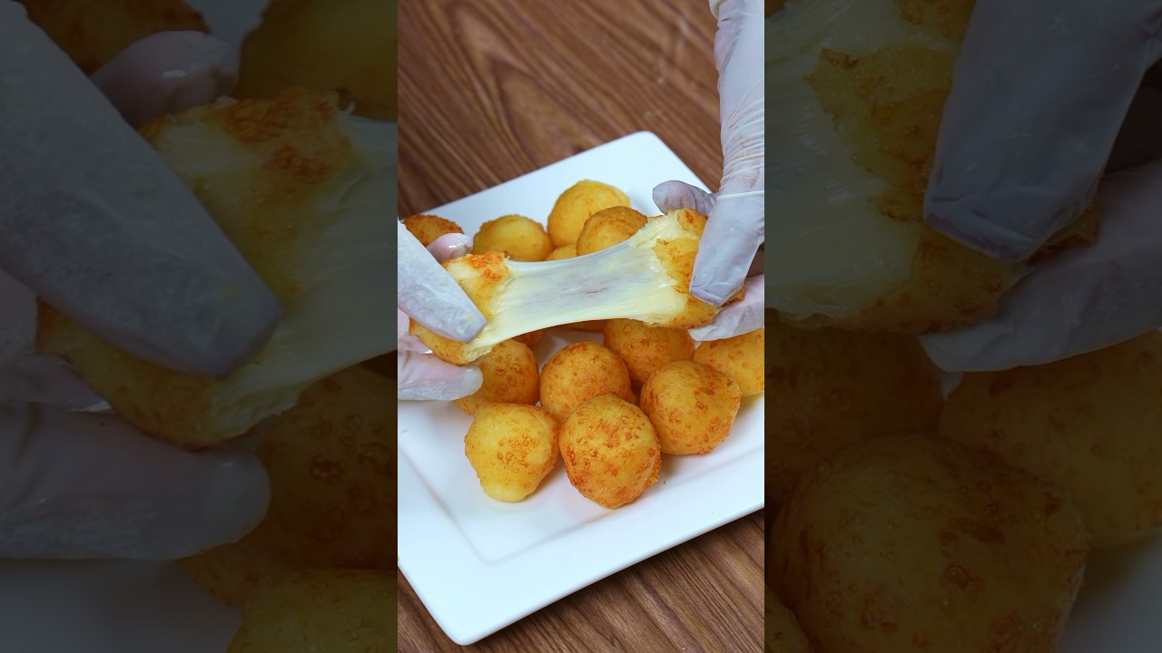 Bolitas de queso, tan ricas que se derriten en la boca🧀