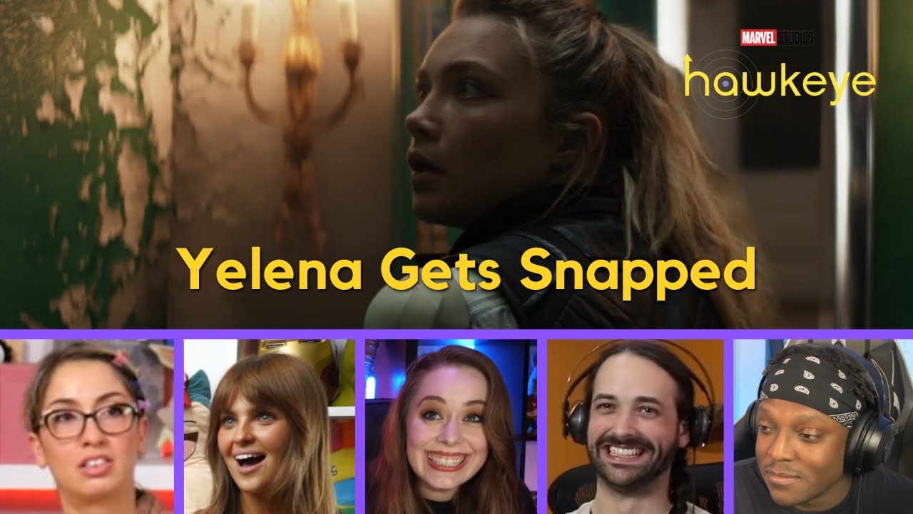 Reactors Reaction to YELENA being SNAPPED in HAWKEYE S01E05 