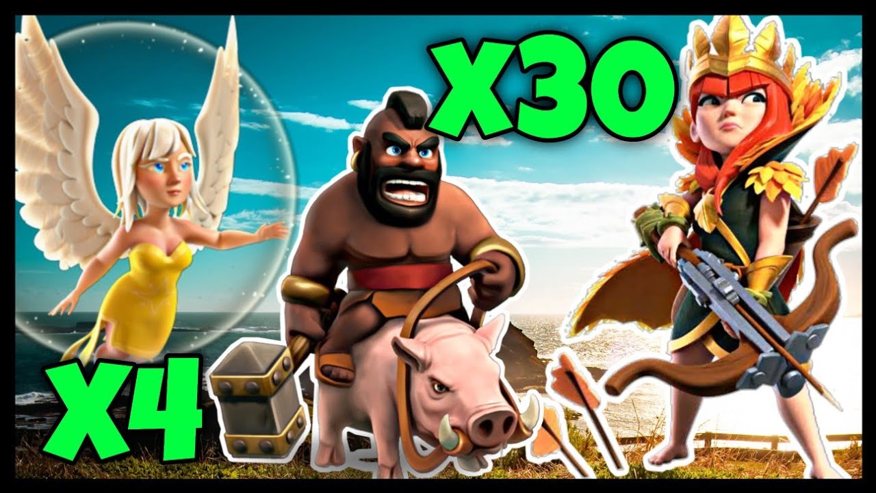 Th9 Queen Walk Hogs: Th9 Queen Charge Hogs War Attack Strategy 2020 | Clash of Clans