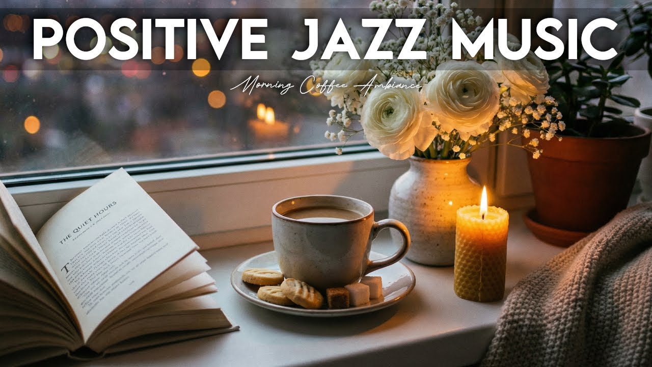 Positive Jazz Music 🎶 Relaxing Coffee Bossa Nova Instrumental and Relaxing Music for Studying & Work