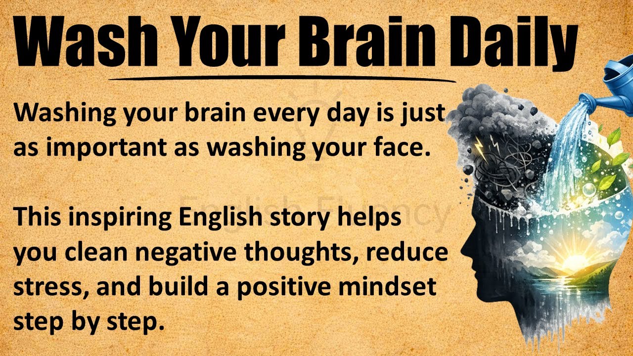 Wash Your Brain Every Day II Change Your Mind, Change Your Life II English Listening Practice