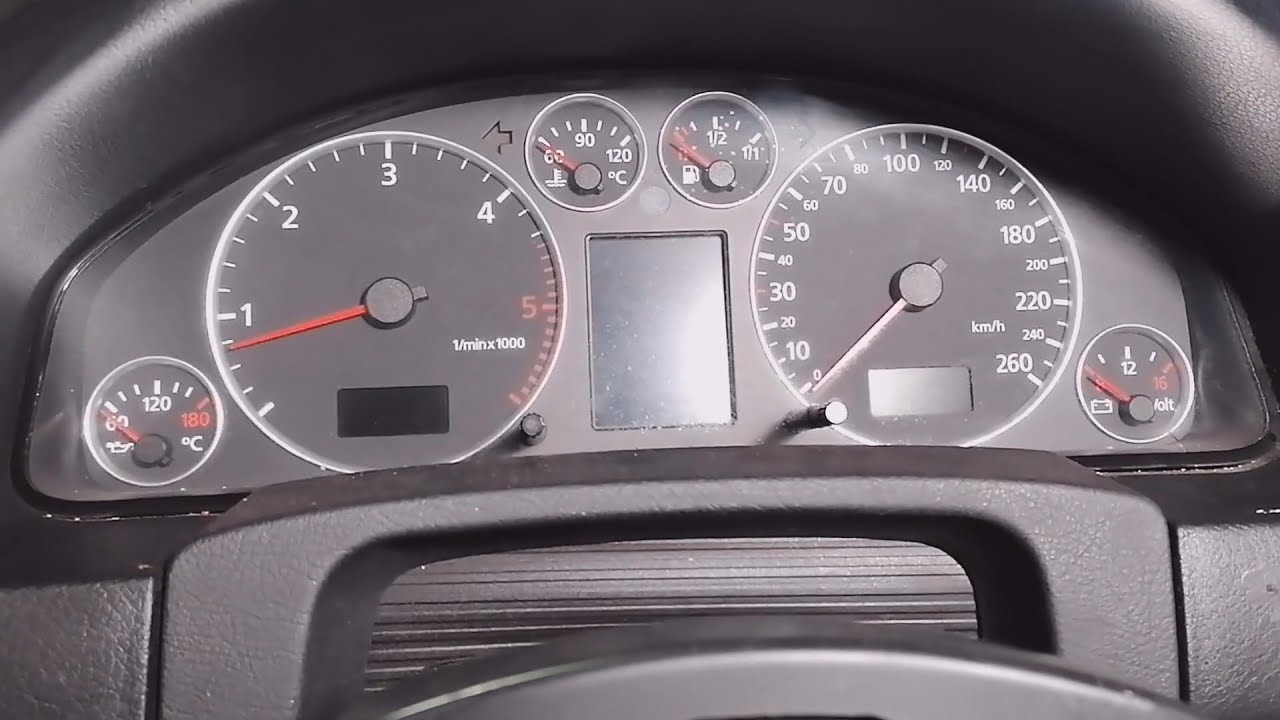 How to remove or replace AUDI A6 C5 Cluster