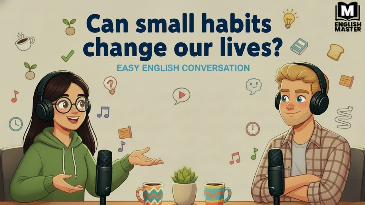 English Podcast for Easy English Conversation | Atomic habits | Small Changes, Big Results