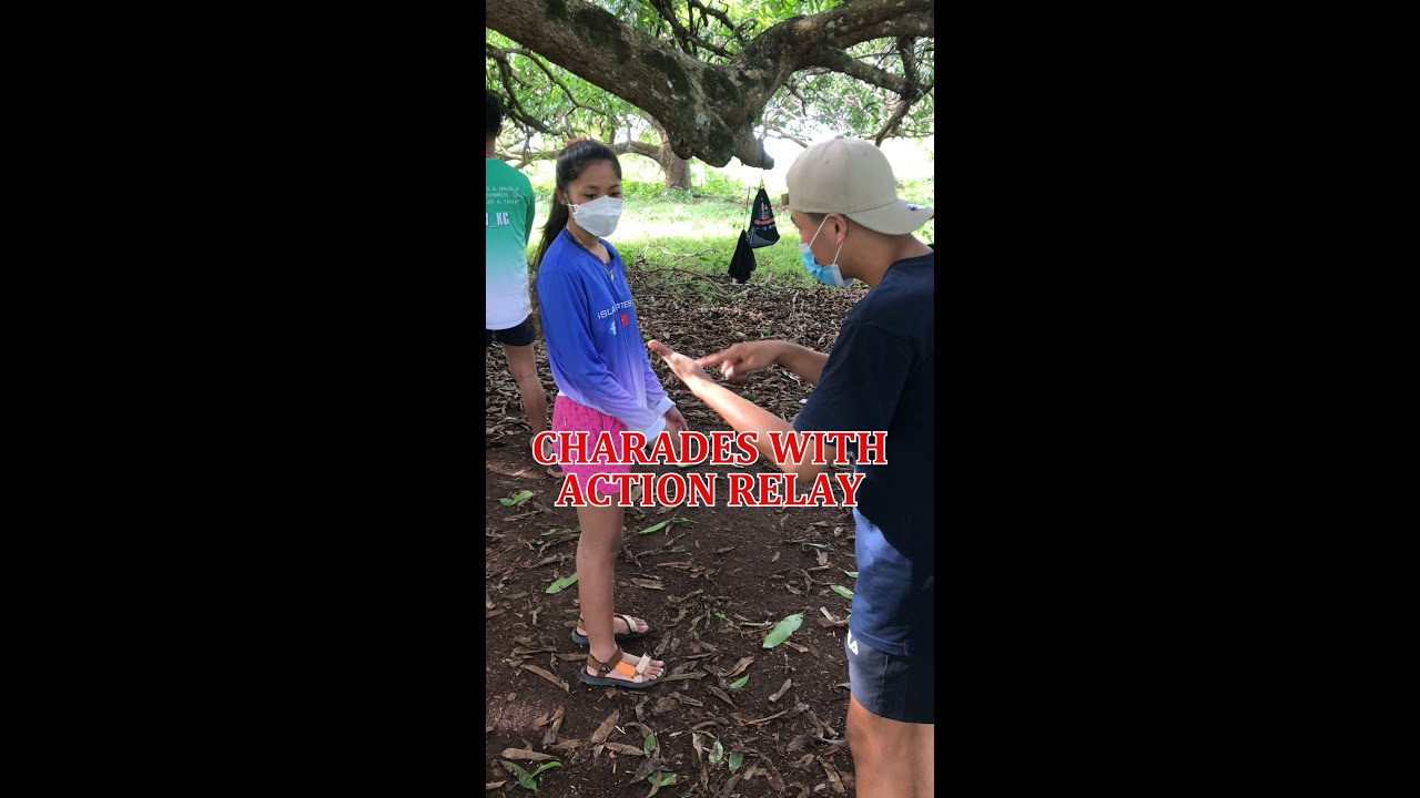Charades na Action Relay, naiba ang aksyon sa Kamay haha
