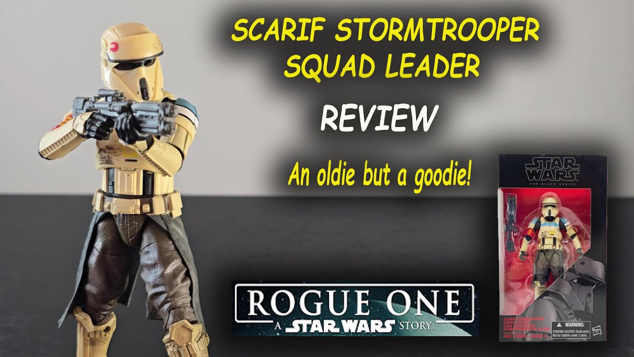 Scarif Stormtrooper Squad Leader (Star Wars Black Series) - REVIEW