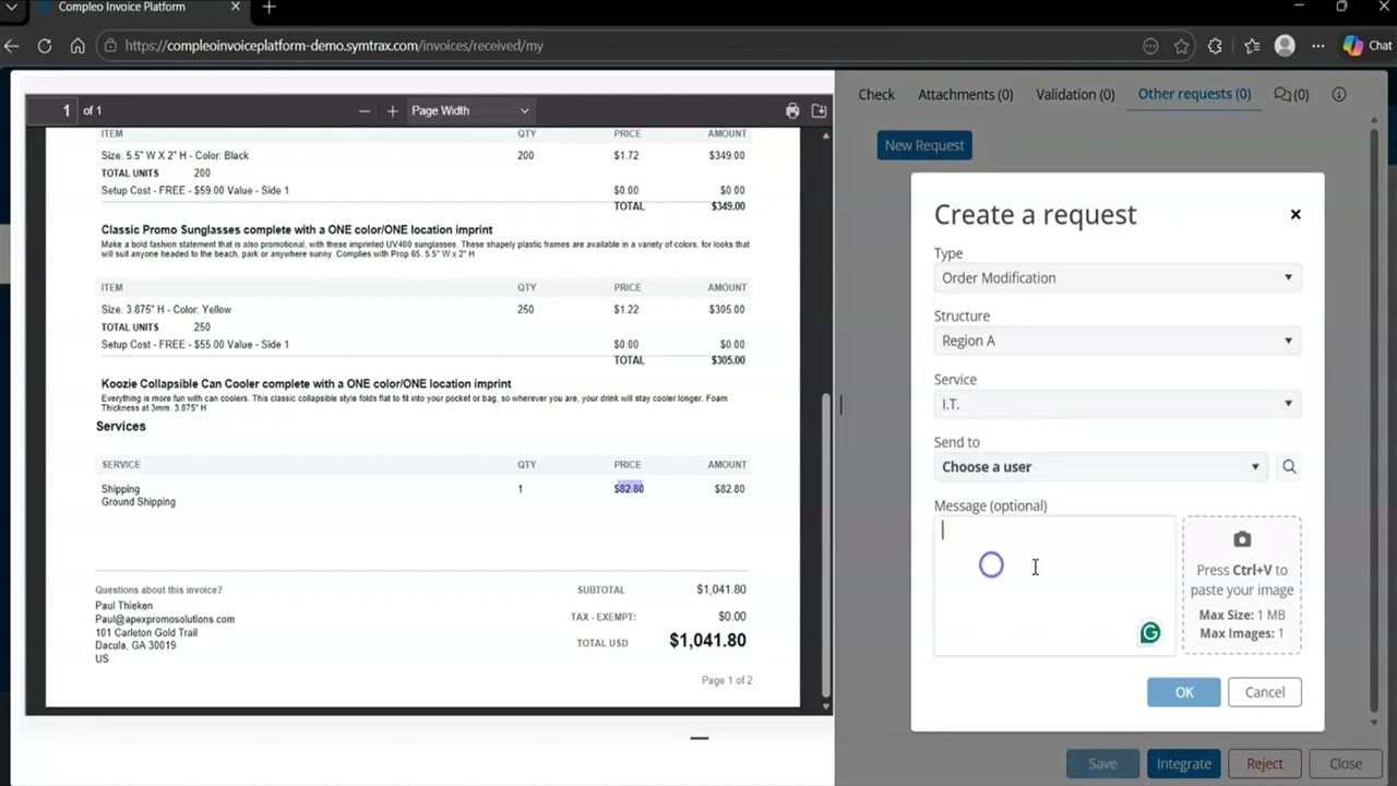 PO Invoice Discrepancy Resolution Non PO Coding Example