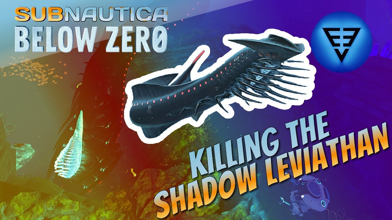 Killing The Shadow Leviathan using the Grappling Arm - Subnautica Below Zero