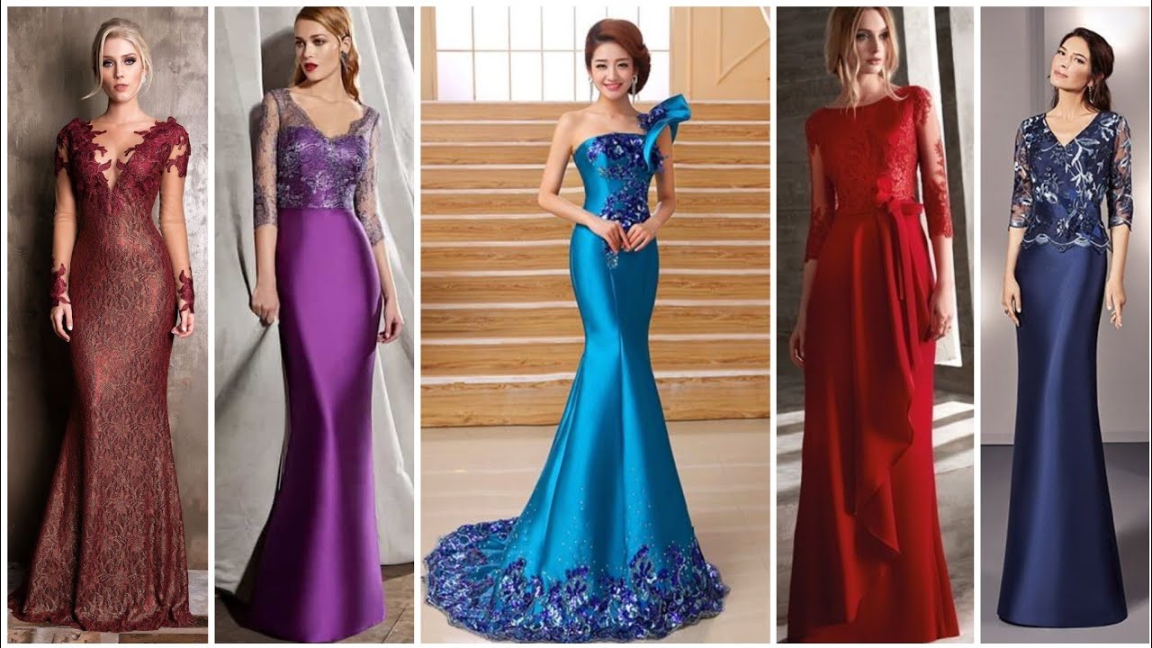 Luxury And Stylish Satin Mermaid Mother Of The Bride Dresses 2020