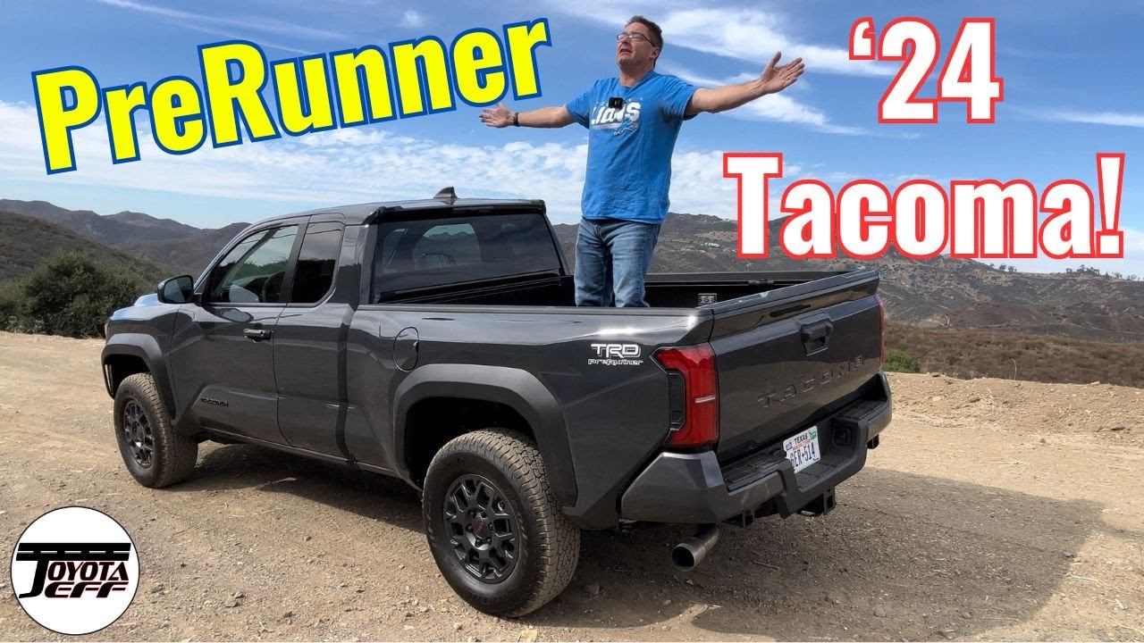2024 Tacoma TRD PreRunner Interior Tour & Drive! Price & MPG too!