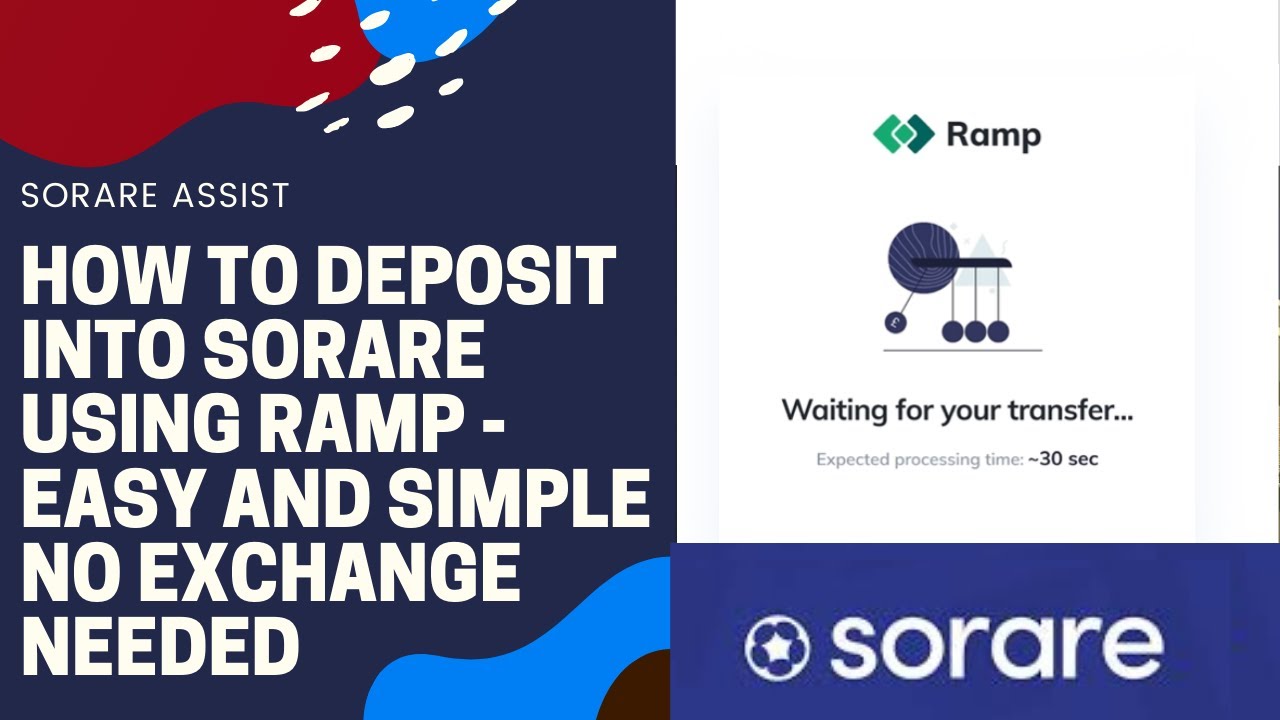 How to deposit into Sorare using RAMP -  Easy and simple, no exchange needed!
